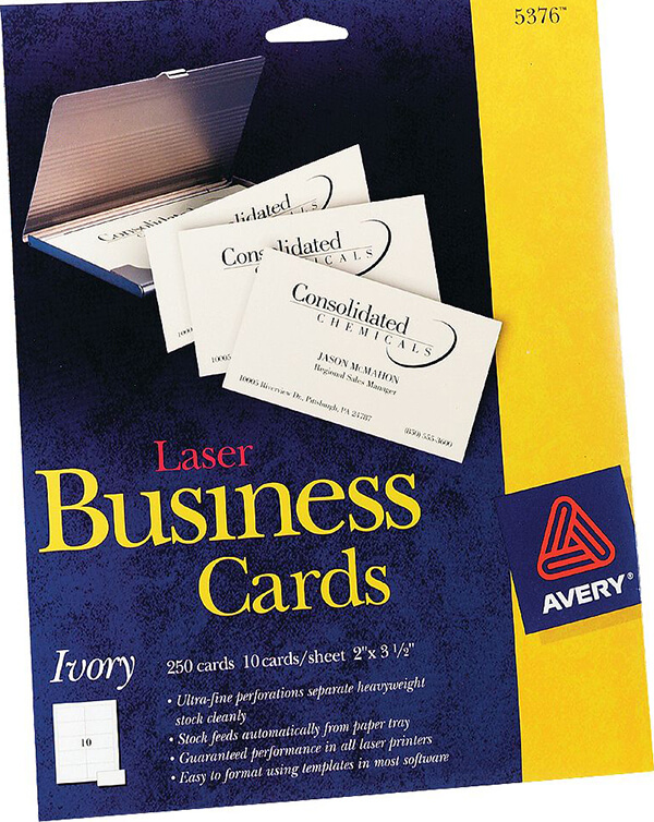 Avery® Business Cards for Laser Printers5376 Avery Online Singapore