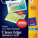 Avery® Two-Side Printable Clean Edge® Business Cards-28877