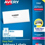Avery® Easy Peel® White Address Labels-5162