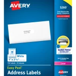Avery® Easy Peel® White Address Labels-5260