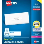 Avery® Easy Peel® White Address Labels-5261