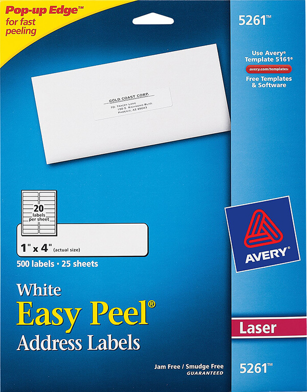 Avery® Easy Peel® White Address Labels5261 Avery Online Singapore