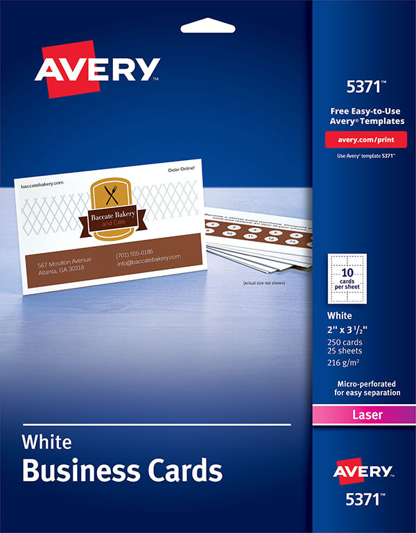  How To Make Avery Business Cards Best Images Limegroup
