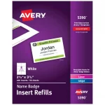 Avery® Name Badge Inserts-5390
