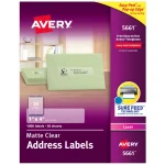 Avery® Easy Peel® Clear Address Labels-5661