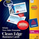 Avery® Two-Side Printable Clean Edge® Business Cards-5871