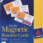 Avery® Magnetic Business Cards for Inkjet Printers-8374