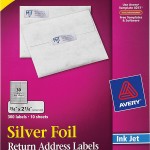 Avery® Silver Foil Mailing Labels-8986