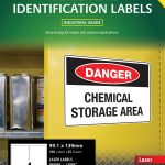 Avery® White Durable Heavy Duty Labels-L7069-25