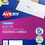 Avery® White Address Labels with Quick Peel™-L7157-100
