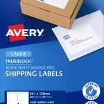 Avery® White TrueBlock® Parcel Labels-L7169TB-100