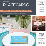 Avery® White Printable Placecards-982504