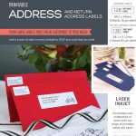 Avery® White Address & Return Address Kit-982512