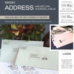 Avery® Laser Clear Address & Return Address Kit-982513