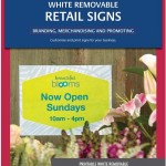 Avery® White Removable Letter-Sized Retail Signs-J8112-10