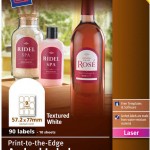 Avery® Textured White Arched Product Labels-L7118-10