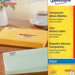 Avery Zweckform® Clear Address Label-J8560-25Z
