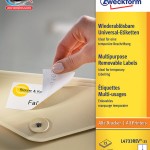Avery Zweckform® Removable Multipurpose Label-L4733REV-25