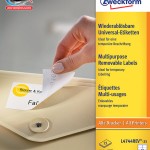 Avery Zweckform® Removable Multipurpose Label-L4744REV-25