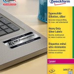 Avery Zweckform® Silver Heavy Duty Labels, Polyester-L6012-20
