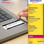 Avery Zweckform® NoPeel™ Labels, Acrylic-L6146-20