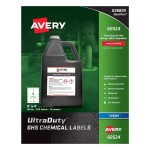 Avery® UltraDuty™ GHS Chemical Labels for Pigment-Based Inkjet Printers-60524