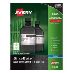 Avery® UltraDuty™ GHS Chemical Labels for Pigment-Based Inkjet Printers-60525